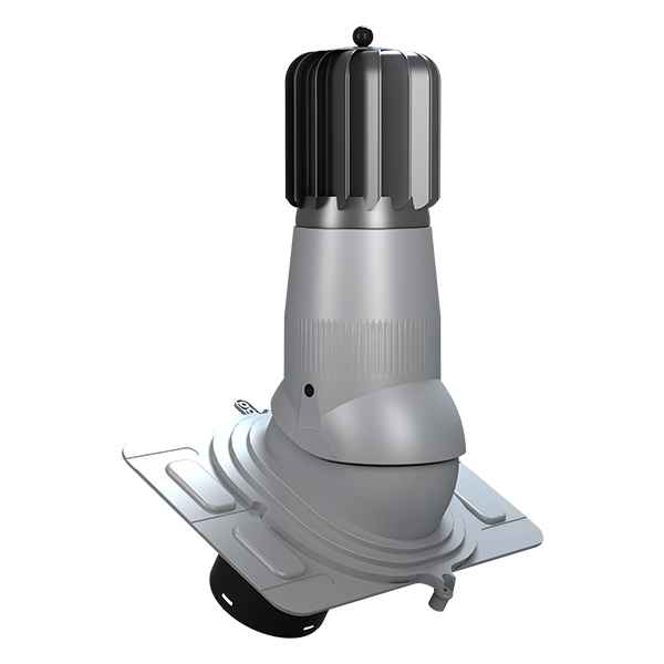UNIVERSAL EVO ventilācijas izvads ar mehānisko ventilatoru 150d - Pelēks